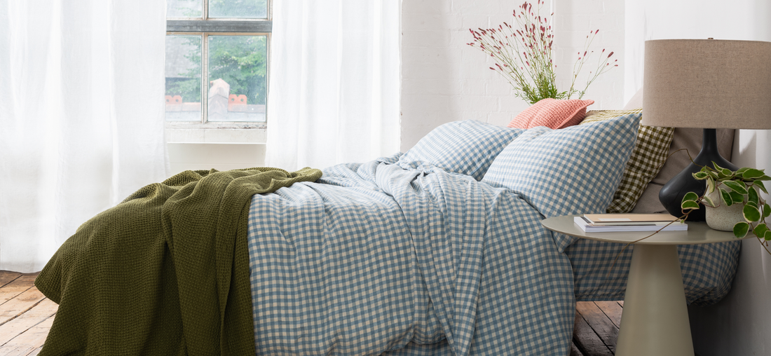 How to Style Gingham Bedding