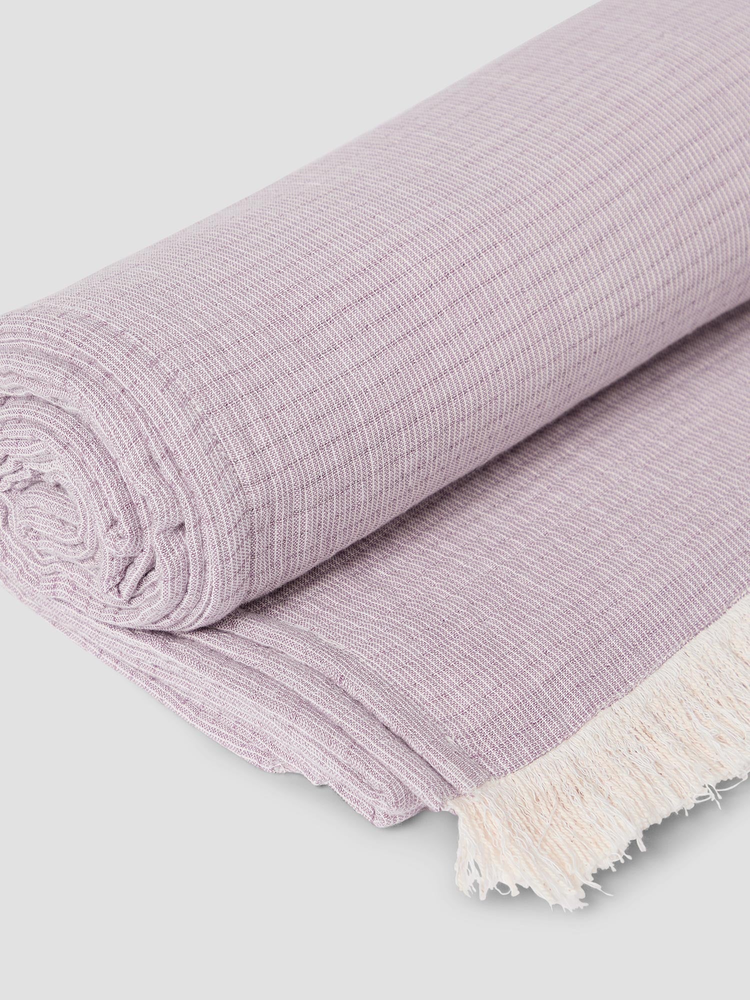 Elderberry Cotton Textured Throw