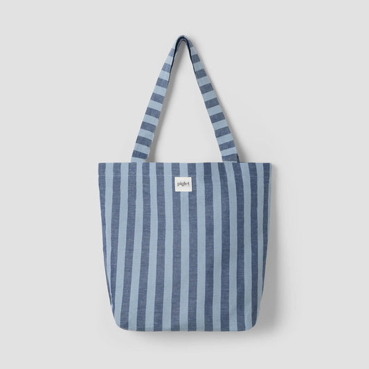 Dusty Blue Pembroke Linen Blend Tote Bag