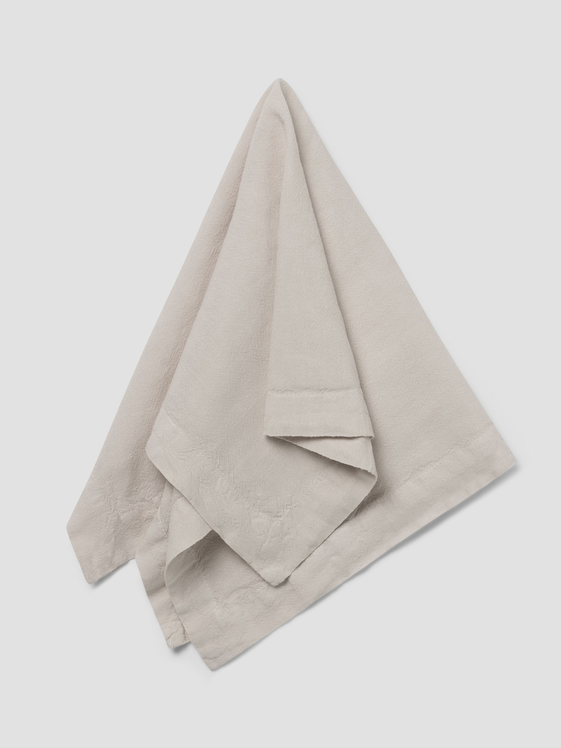 Oatmeal 100% Linen Napkins Set of 4