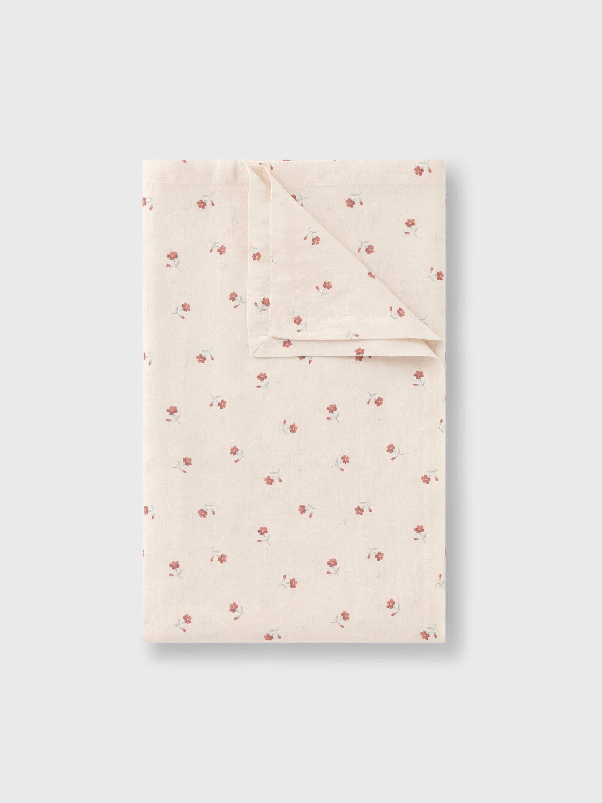 Pearl Posy Bud Linen Blend Table Runner