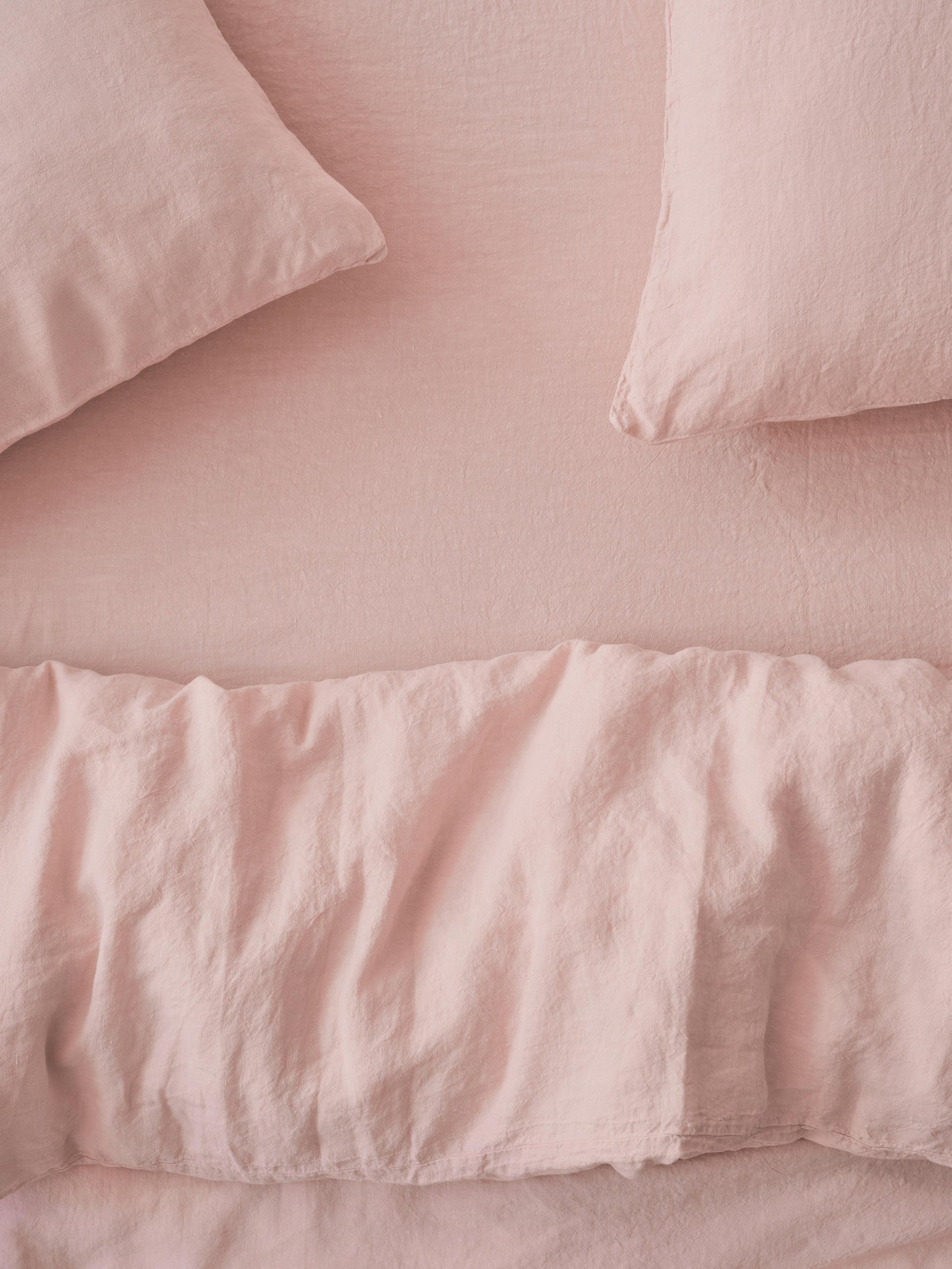 Rose 100% Linen Fitted Sheet