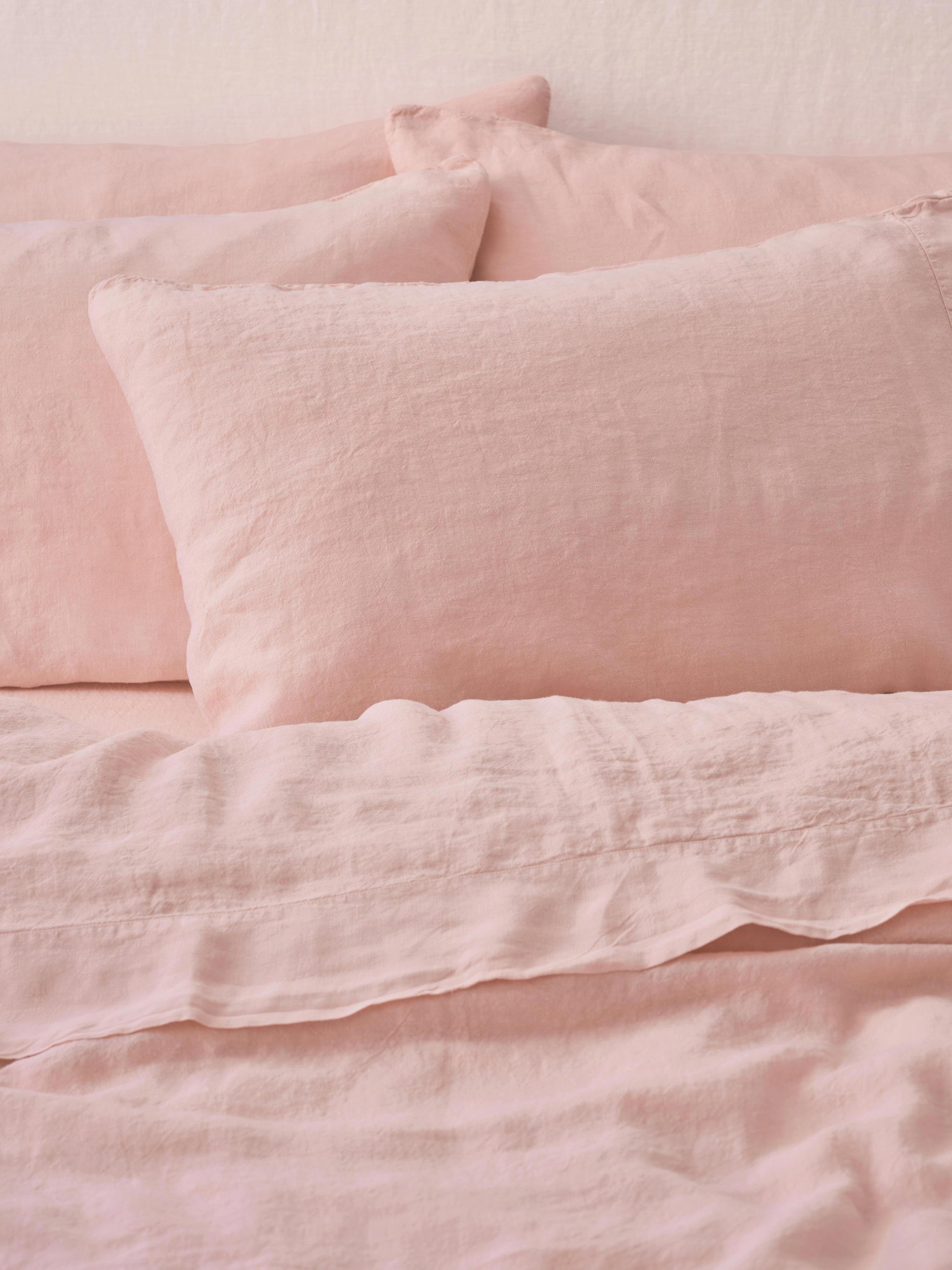 Rose 100% Linen Pillowcases (Pair)