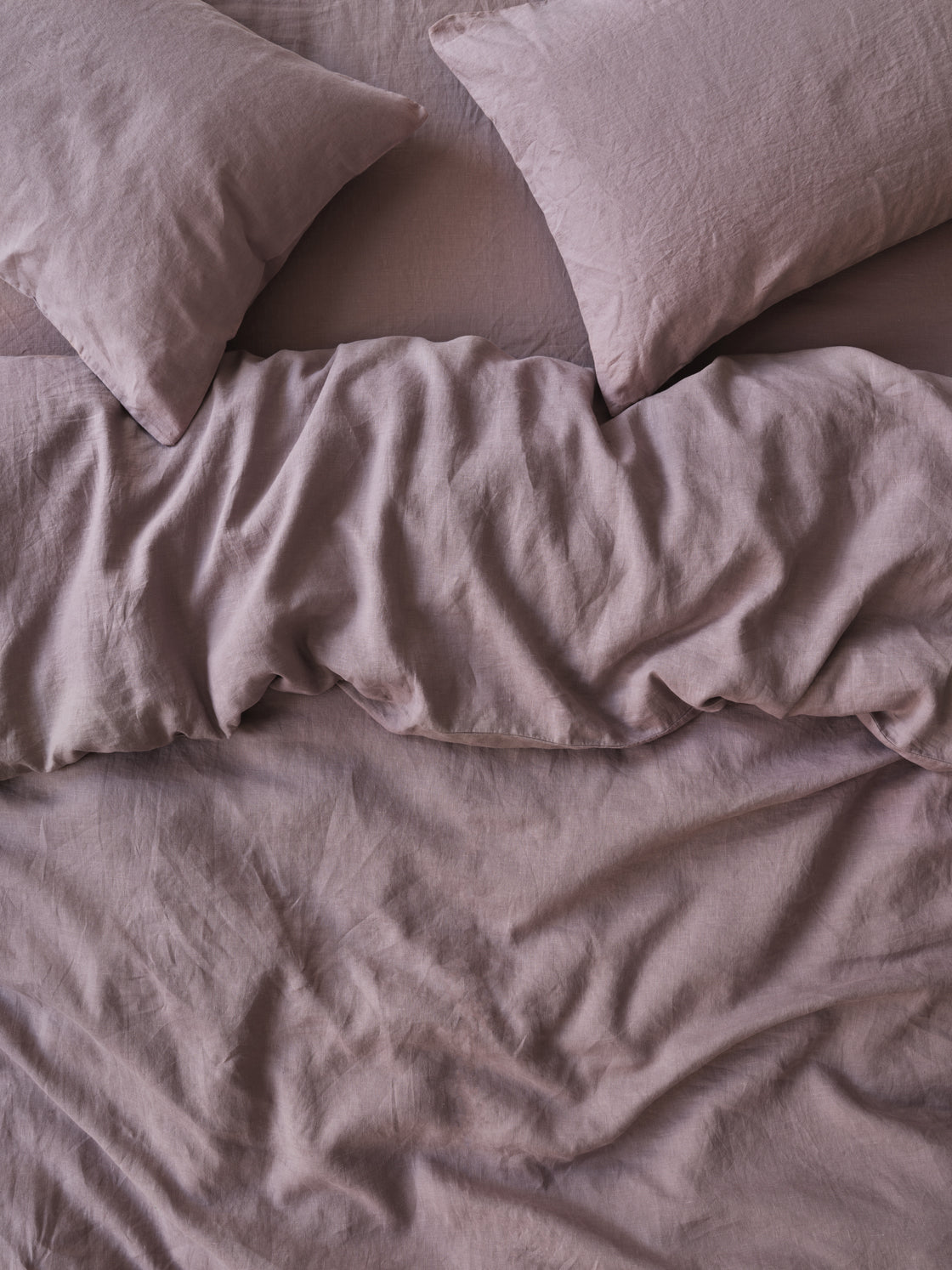 Elderberry Linen Blend Duvet Cover