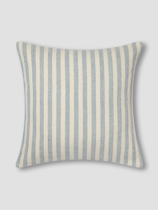 Coastal Blue Pembroke Stripe Wool Cushion Cover