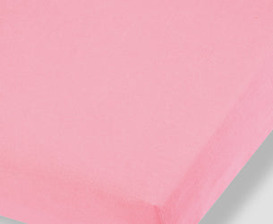 Pink Bloom Kids Linen Blend Fitted Sheet