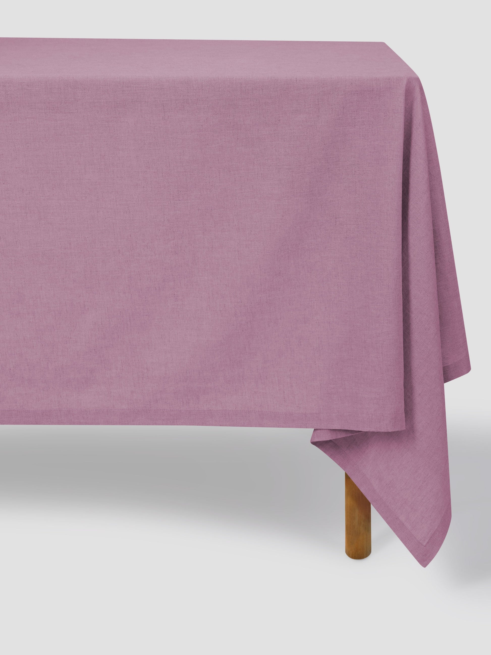 Raspberry 100% Linen Tablecloth