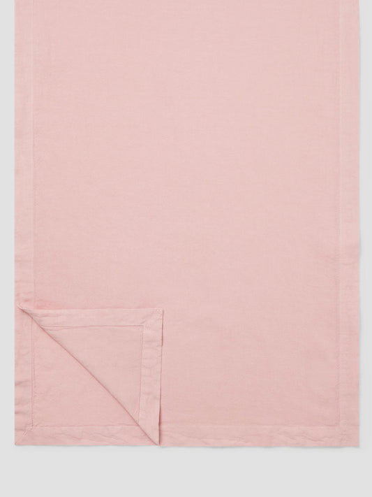 Rose Linen Blend Table Runner