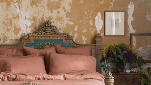 Warm Clay Linen Bedding