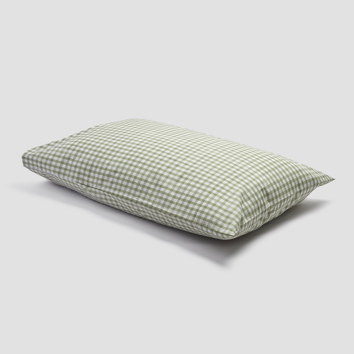 Pear Small Gingham Cotton Pillowcase