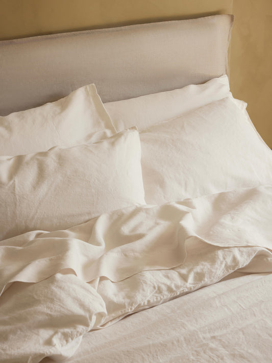 Pearl 100% Linen Pillowcases (Pair)