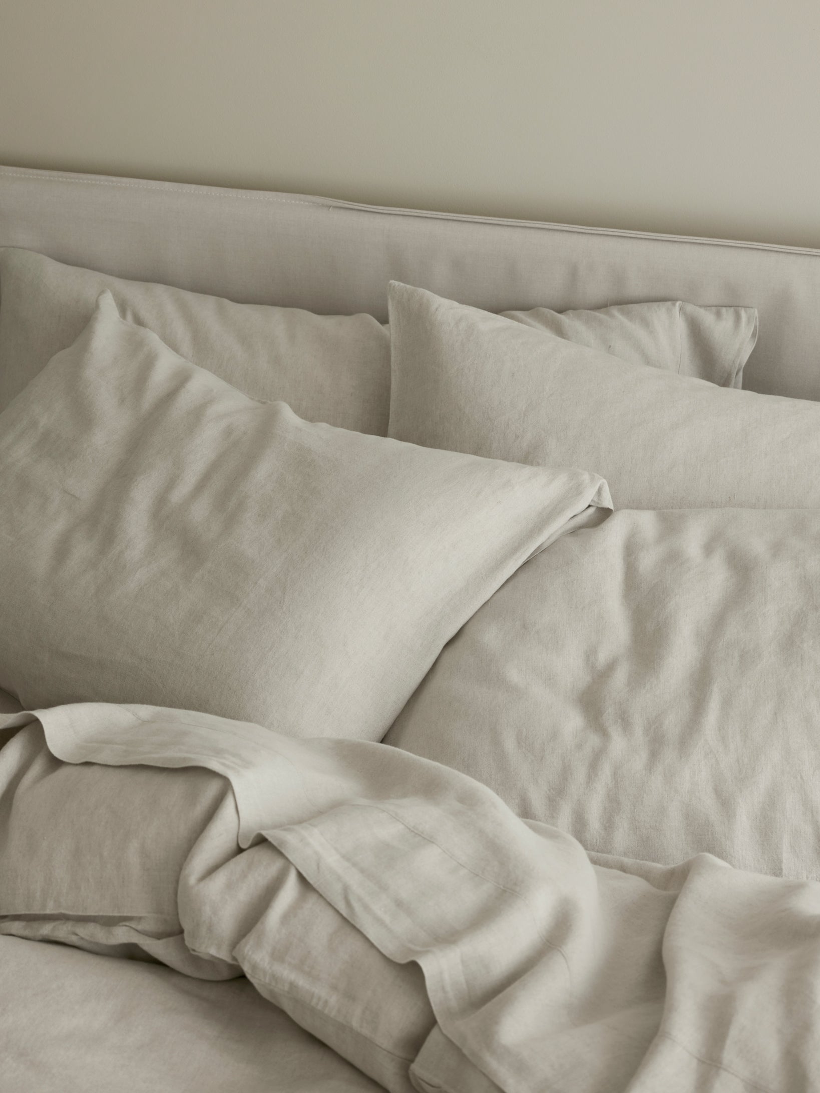 Oatmeal Linen Blend Pillowcases (Pair)
