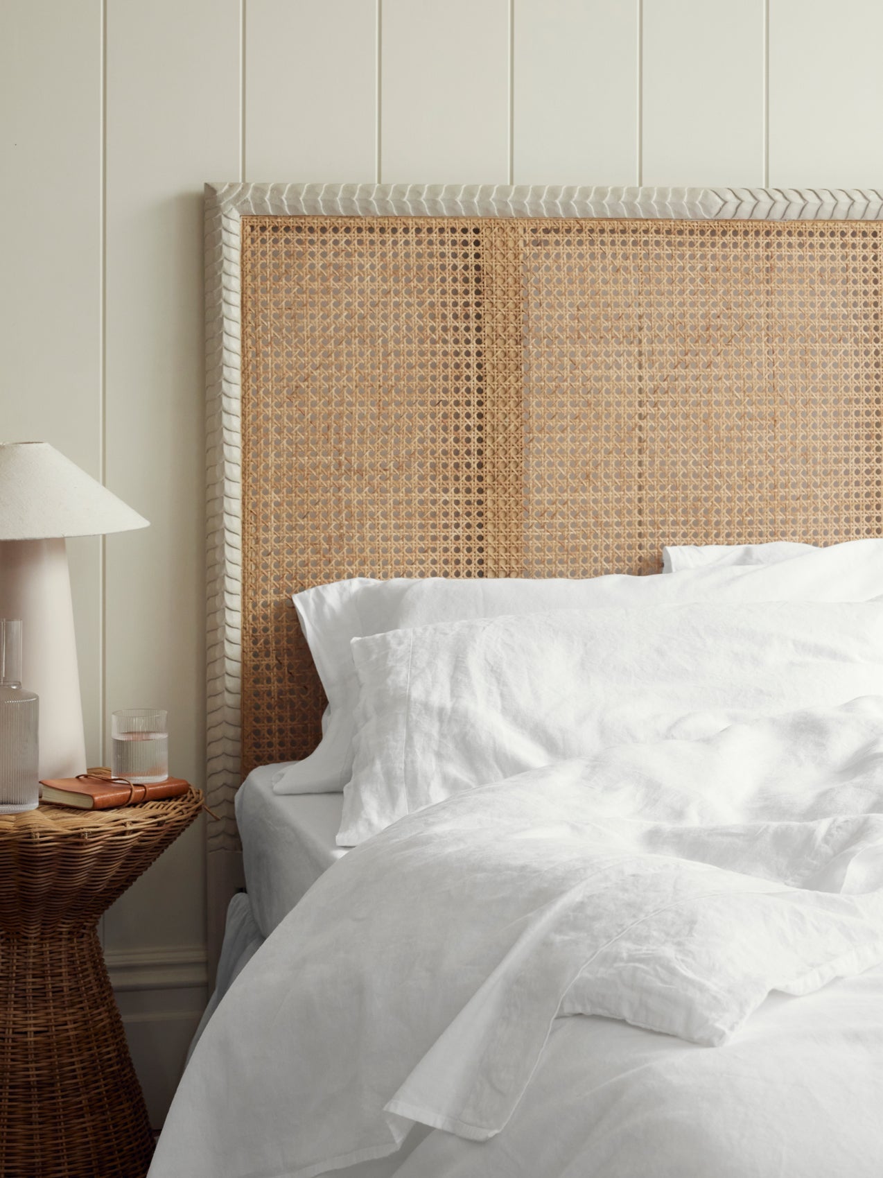 White Linen Blend Pillowcases (Pair)