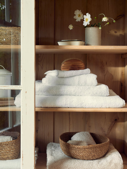 White Organic Cotton Towels