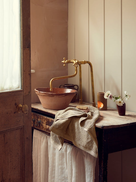 Mushroom Organic Cotton Towels