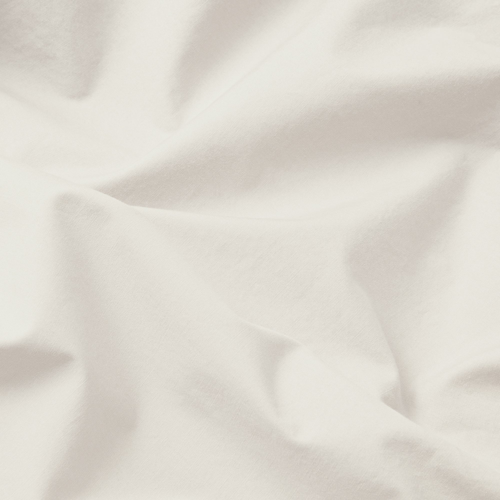 Parchment Washed Cotton Percale Fitted Sheet