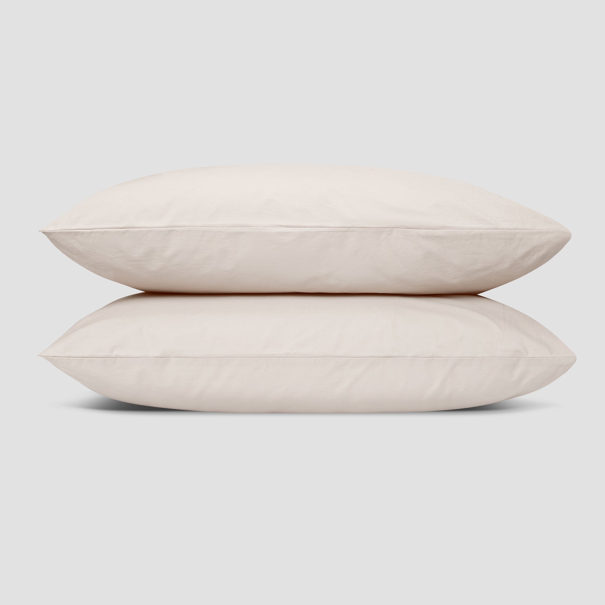Parchment Washed Cotton Percale Pillowcases (Pair)